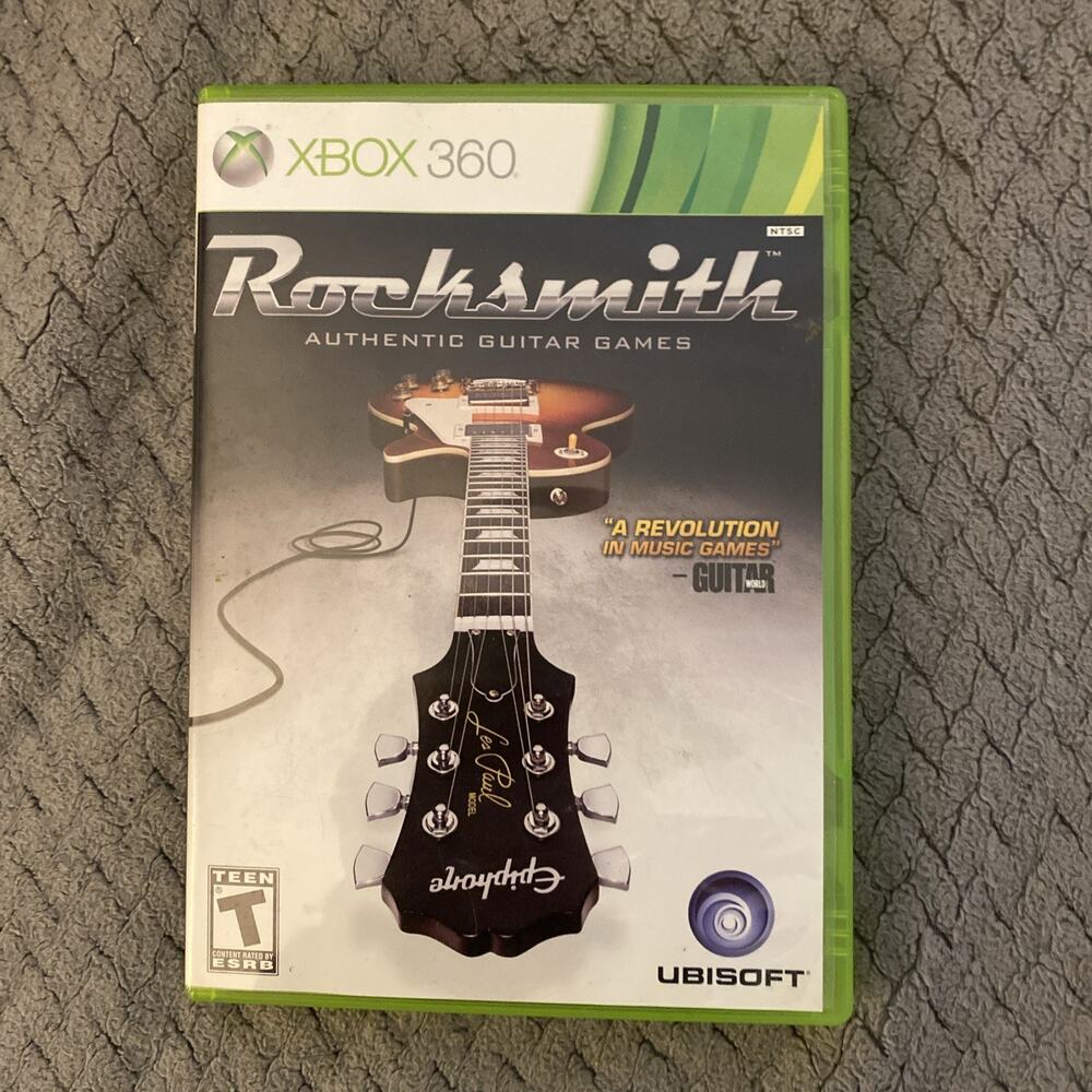 Rocksmith Game Xbox 360 w/Manual Tested